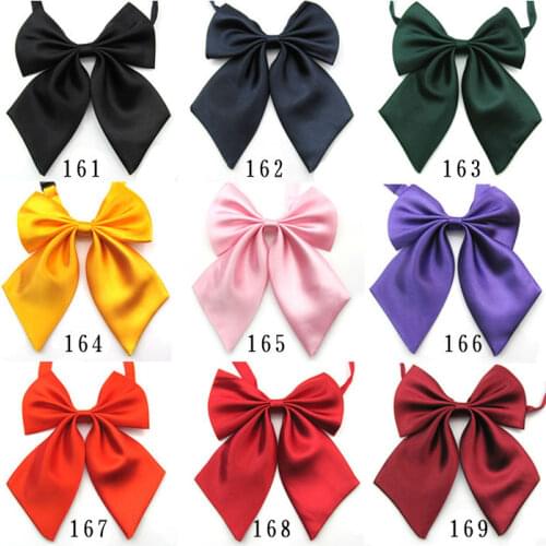 NEW Classic Bowtie Fashion Neckwear Adjustable solid bow tie womens butterflies butterfly bow tie Free Shipping