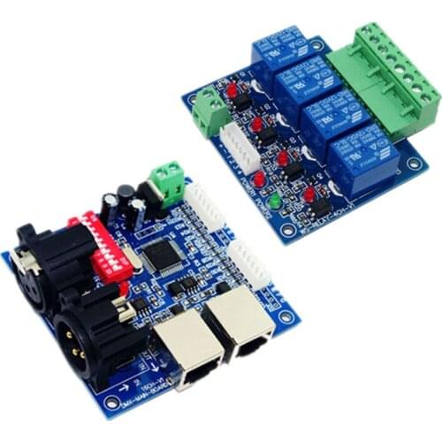 Factory direct 4-channel relay DMX512 decoder DMX relay WS-DMX-RELAY-4CH