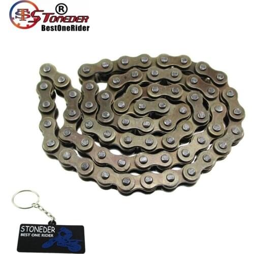 STONEDER 25H Chain 66 Links Pins Engine Starter Motor Chain For Z190 Zongshen 190cc ZS1P62YML-2 2V Z190 Engine Pit Dirt Bike