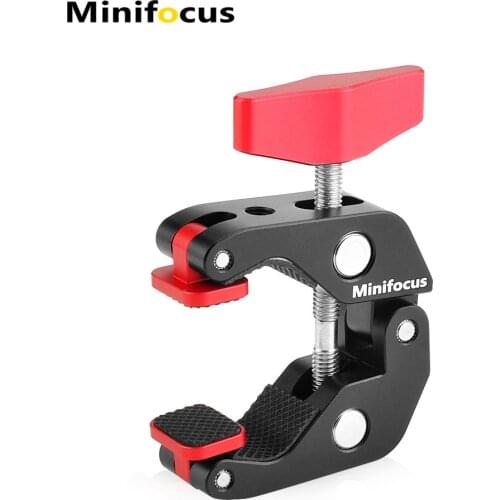 Super Clamp Photography Camera Crab Clamp for 15mm Rods Lights Umbrellas Shelves Cross Bars Plate Glass Photo Studio Accessories