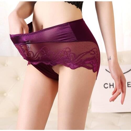 3pcs/ot lunderwear women seamless comfort modal lace sexy underwear women brifes girls panties High waist plus size 45-100KG