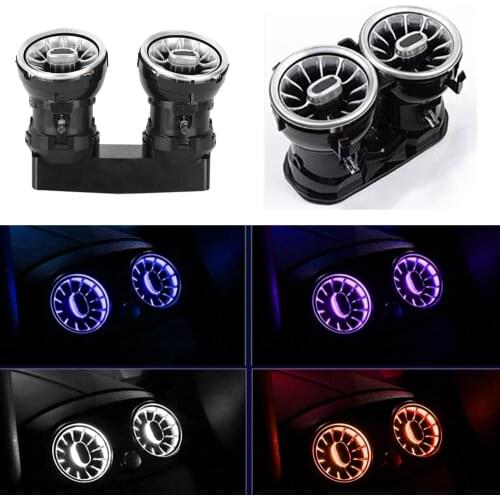 Rear air conditioning vent LED turbine ambient light For Mercedes Benz C /E/ GLC class w205 w213 x253 Nozzle atmosphere light