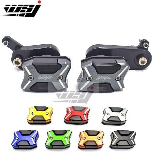CNC Crash Pad Frame Slider Protection Guard For Kawasaki ZX6R 2009 2010 2011 2012 Street Bike Racing Motorcycle