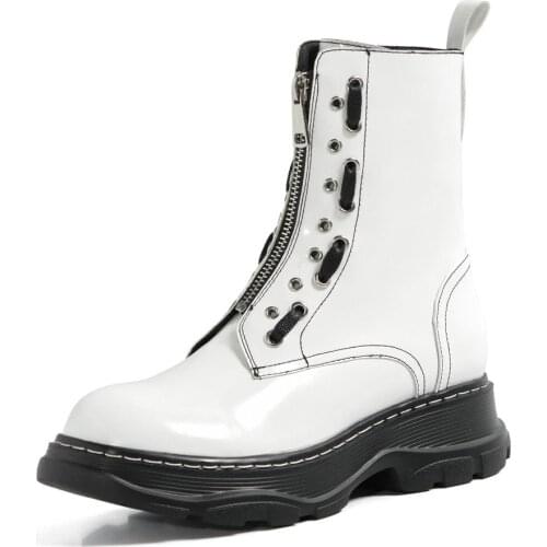 New style Knight boots Genuine leather Female boots Womens sports boots Side zipper cowhide Womens shoes