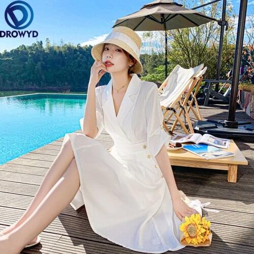 White Summer Sexy Women Long Dress Short Sleeve V-neck Asymmetrical Splitting Dresses Beach Holiday Party Ladies Vestidos 2021