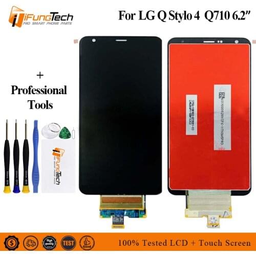 6.2" Repair Parts LCD For LG Stylo 4 Q710MS Q710 Q710CS Display Touch Screen For LG Q Stylo 4 Digitizer Assembly With Frame+TOOL