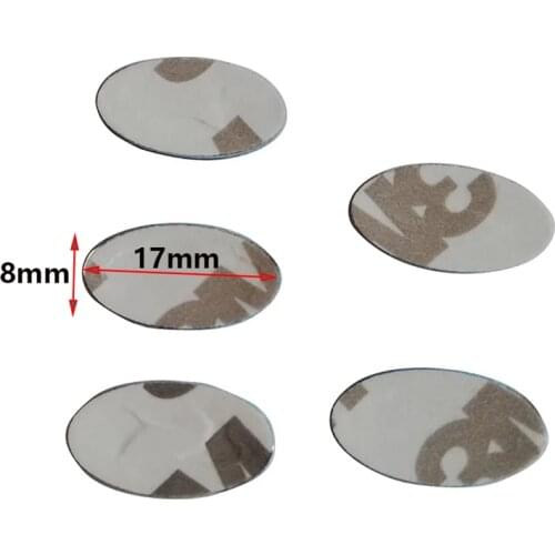 10piece 17X8mm car key badge car brand logo for Car Remote Key emblem sticker