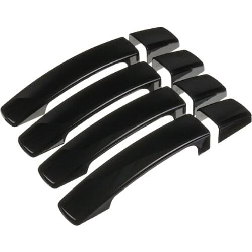 2 Door Front Door & Back Door Durable ABS Grab Handle inserts Cover Trim For LR Range Rover Sport LR2 LR3 2005-2009