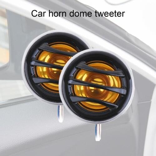 2Pcs Loudspeaker Optimized Coil Easy Install ABS High Efficiency Car Speaker for Car