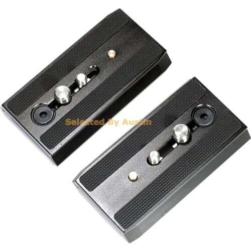 2 X 501PL Sliding Quick Release QR Plate For Benro S4 S6 Manfrotto Fluid Head Manfrotto 577