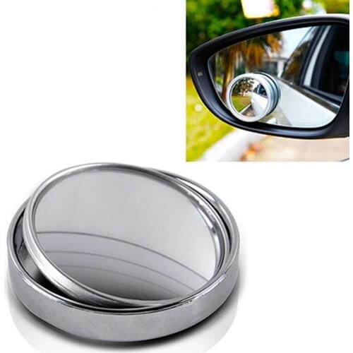 60% Dropshipping!! Wide Angle Convex Car Auto Blind Spot Round Stick-On Side View Rearview Mirror