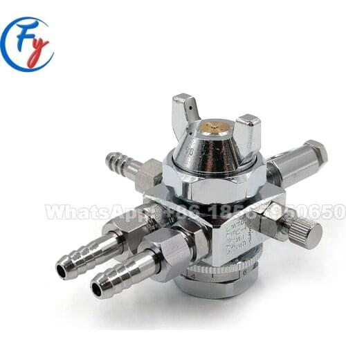 Automatic Air Spray Gun 0.5 1.0 1.3 2.0mm Nozzle Paint Sprayer Pneumatic Tool, ST-6 Aerosolized Automatic Spray Gun