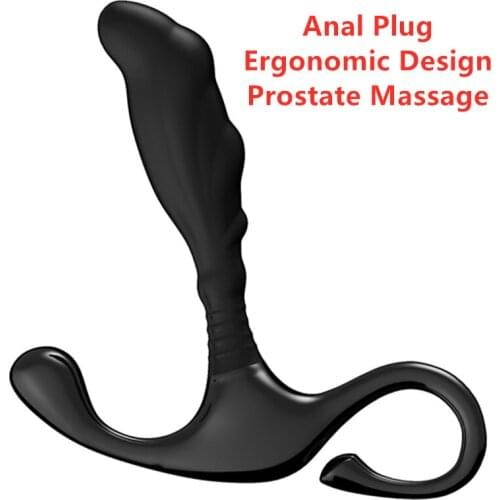 Big Black Anal Plug with Handle Anus Plug Prostate Massager Climax Stimulator large Butt Gay Sex Toys Adult Product for Man