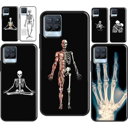 Skeleton Art For OPPO Realme GT Neo 6 7 8 Pro X2 X7 C11 C21 C3 Cover For OnePlus 8T 8 9 Pro Nord Case