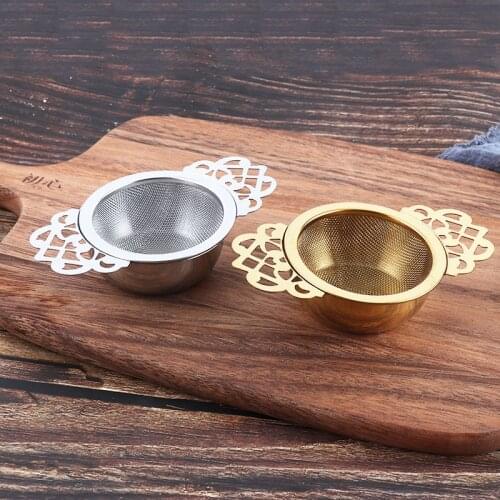 Reusable Tea Strainer Filters For Loose Tea Leaf Drinkware Stainless Steel Tea Infuser Basket Fine Mesh Kitchen Accessories