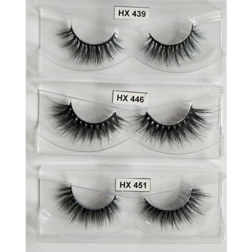 Hexuan 30pairs for 3 styles false eyelashes fake lashes long makeup 3d mink eyelash extension for beauty
