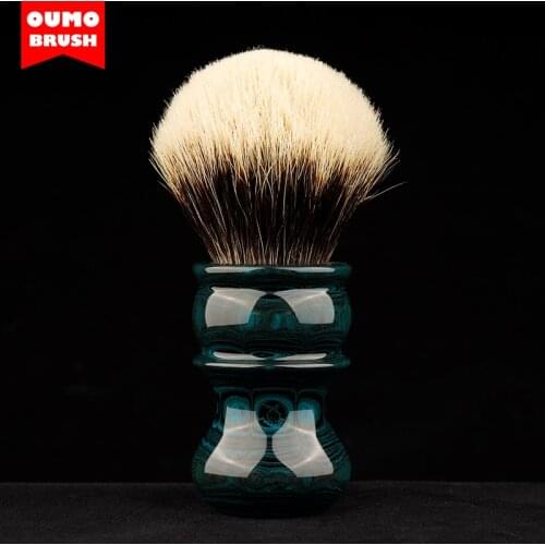 OUMO BRUSH - Carrys collection ‘Venus Ebonite Sea of fear’ Shaving brush DHL free