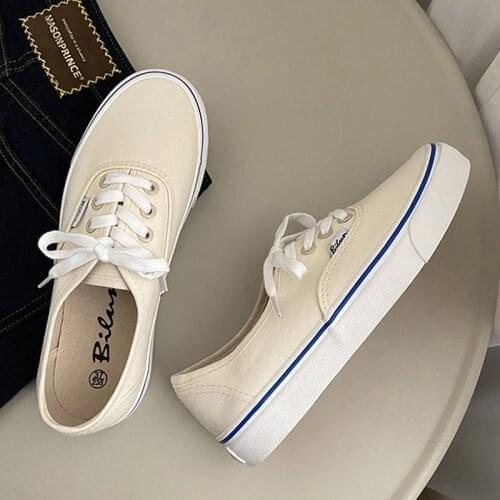 Classic White Sneakers Women Shoes Flats Comfortable Summer Skateboard Casual Canvas Vulcanized Shoes Ladies Tenis Feminino