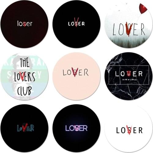 Movie It Losers Club loser lover Icons Pins Badge Decoration Brooches Metal Badges For Backpack Decoration