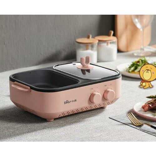Multi-function independent temperature control household hot pot barbecue one small oven J03