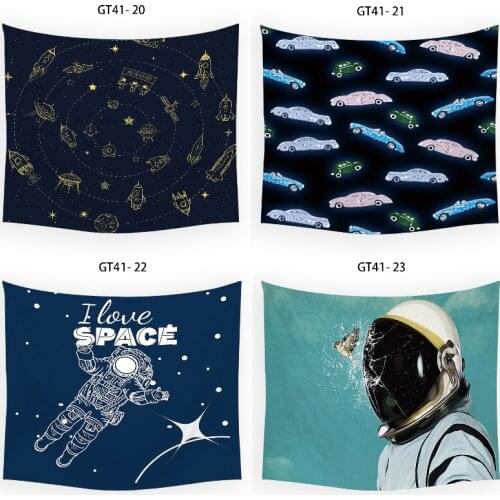 Cartoon creative astronaut witchcraft home decor tapestry anime wall tapestry abstract wall decor bedroom witchcraft supplies