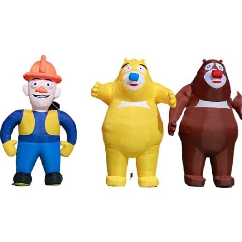 Inflatable Role-playing Costume Cartoon Model Advertising Walking Fixed Inflatable Doll Inflatable Bear One Picec