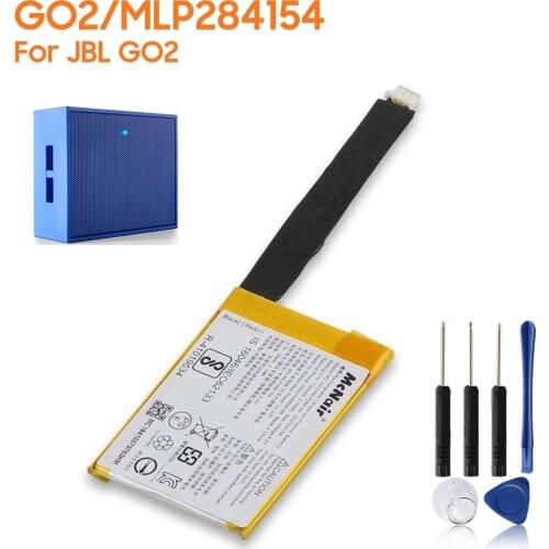 Original Replacement Battery For JBL GO2 GO2/MLP284154 MLP284154 Authentic Battery 730mAh