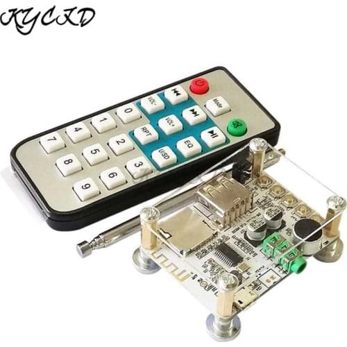 Bluetooth 5.0 Audio Receiver Board Lossless HIFI Amplifier Module MP3 Decoder Support TF Card U Disk FM Radio Bass For Speaker