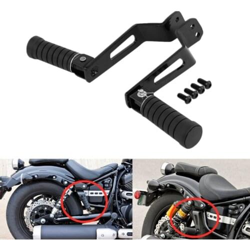 Motorcycle Rear Passenger Foot Peg Footrest Bracket L&R for Yamaha Bolt XVS 950 XVS950 R-Spec 2014-2016