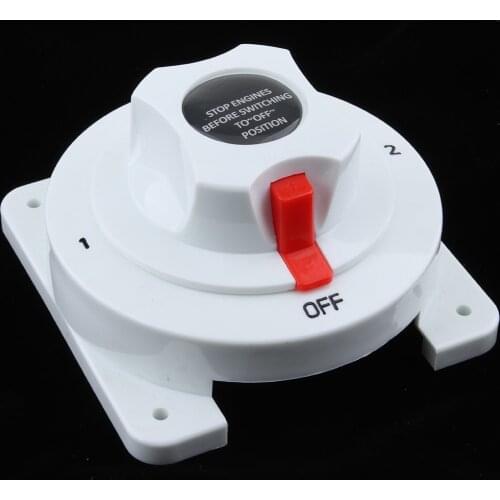 12V /24V Dual Battery Selector Switch 4 Positions For Boat Marine Industrial