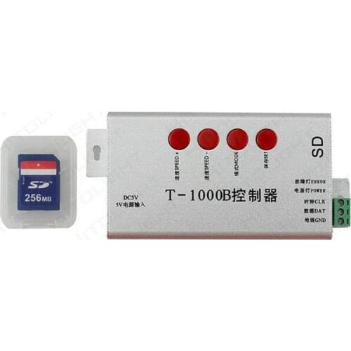 T-1000B,led pixel controller,support WS2801,LPD6803,WS2811,TM1804,TM1809,LPD8806.Etc;max 2048pixels controlled