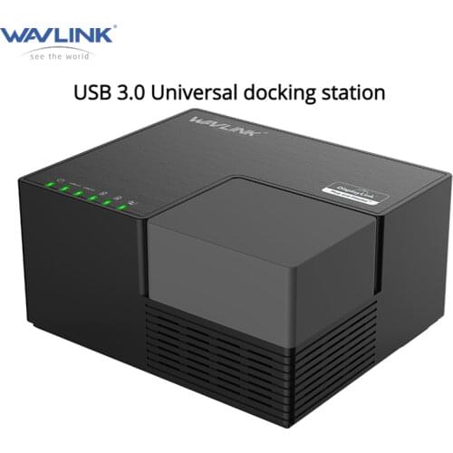 Universal Docking Station External USB 3.0 Dual Video DisplayLink Full HD 1080P 2048x1152 DVI HDMI-Compatible FOR LAPTOP PC EU