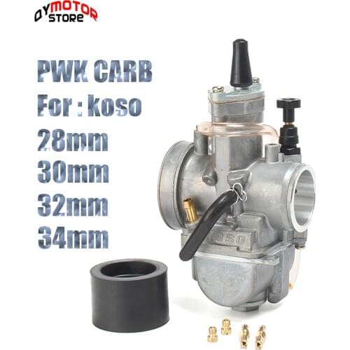 Universal Motorcycle PWK 28mm 30mm 32mm 34mm Carburetor 2T 4T Carburador For Mikuni Koso For ATV Suzuki Yamaha Honda Power Jet