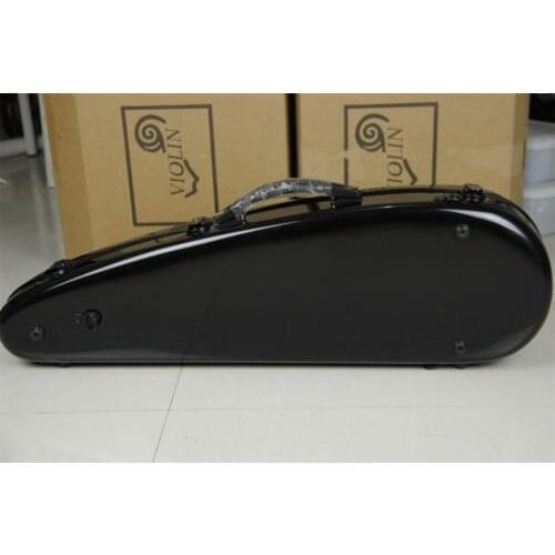 High Quality Violino Violin Fiddle 4/4 Full Size Fiber Glass Black Case Bag Bow Holders & Straps Accessories