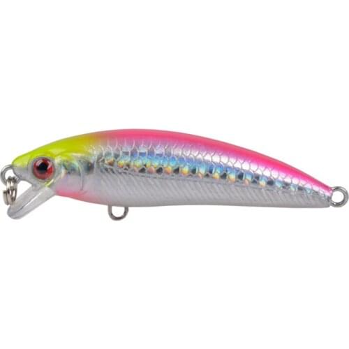 YUZI Floating Minnow Magnet Syetem Long Shot Fishing Lure 6cm Pike Bait Wobbler Pesca Bass Fishing Tackle