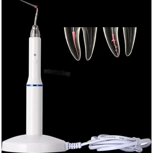 1Pcs Dental Cordless Wireless Gutta Percha Obturation System Endo Heated Pen +2Tips