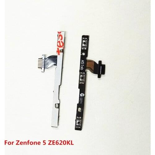 10pcs/Lot Volume & Power Flex cable For Asus Zenfone 5 ZE620KL 6.2" Side key Switch Button Flex