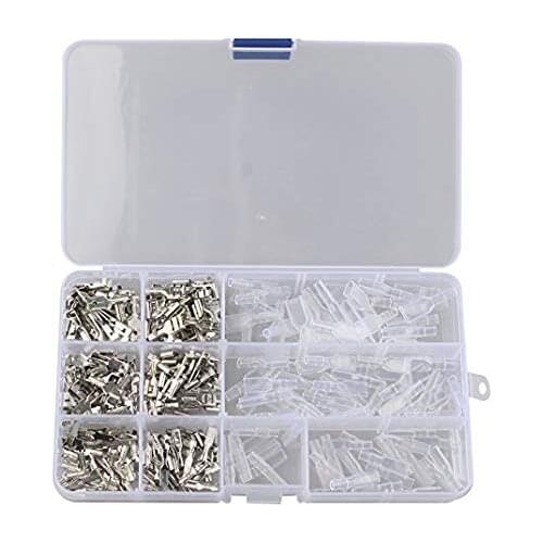 270pcs 2.8/4.8/6.3mm Insulated Electrical Wire Crimp Terminal Spade Connector Assortment Set
