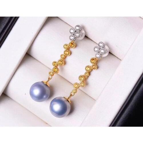 925 Sterling Silver Earrings Mountings Setting Finding Jewelry Parts Fittings Womens Accessories for Beads Pearls Stones Corals