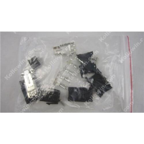 Free Shipping OEM MR-ECNM Encoder Connector Set for HF-KP(B) and HF-MP(B) IAK3_SERVO, Compatible MRECNM Servo Connector