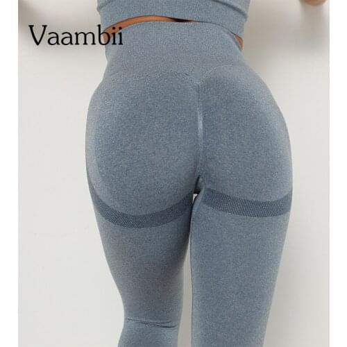 Seamless Yoga Trousers Tights Women Knitted Push Up Sports Leggings High Waisted Leggins Nylon Workout Sport Leggings Gym Wear