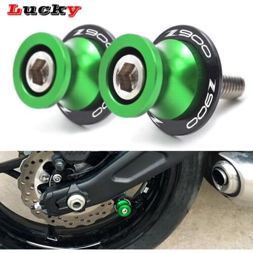 For Kawasaki Z900 z 900 2017 2018 2019 8mm bolts CNC Motorcycle accessories Frame Stand Screws sliders Swingarm Spools Slider