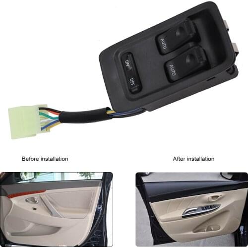 FD14-66-350C Front Left Master Power Window Control Switch for Mazda RX7 RX-7 1993 1994 1995 1996 1997 1998 1999 2000 2001 2002