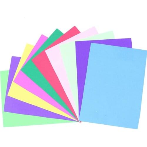 10 Sheets Foam Paper Sponge Paper DIY Craft for Kids Fold Scrapbooking Cutting Decor Paper Kindergarten Manual Crafts Materials