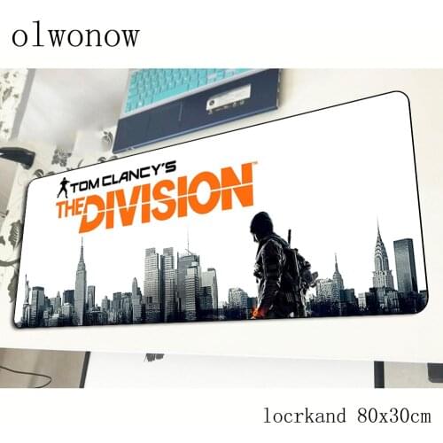 Tom clancys The Division mousepad 80x30cm gaming mouse pad gamer mat best seller game computer desk padmouse keyboard play mats