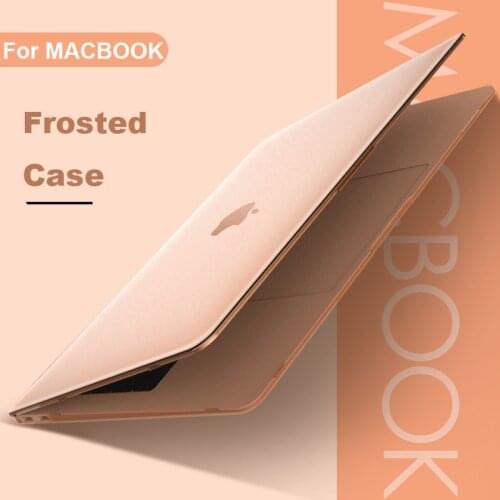 Frosted Hard Shell Laptop Case for Macbook Air Pro Retina 13 15 2020 Mac Case for M1 Chip 13 A2337 A2338 A2179 A1426 A1706 A1989