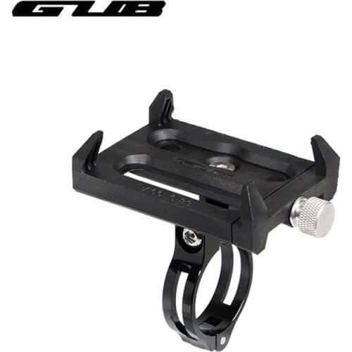 GUB Anti-Slip Universal Bicycle Phone Holder Mount Bracket For 3.5-6.2inch smartphone Cycling Bike Handlebar Clip Stand Black