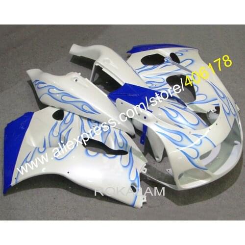 Motorcycle Fairing For Suzuki 96 97 98 99 00 GSXR600 750 GSX-R750 GSXR600 1996-2000 Blue Flame Bodywork Body Kit Fairing