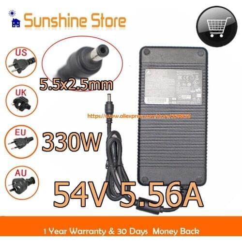 Original 54v 5.56A Adaptor Delta ADP320AR ADG-320AR B ADH320AR Laptop 300W Super Power Charger Black Power Adapter