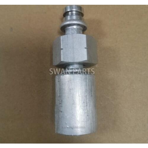 Beadlock Fitting Straight 180 Degree Female Nut R134a with Ferrule for AC Standard Barrier Hose FTT0012